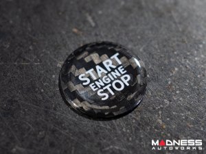 Alfa Romeo Tonale Start Stop Button Overlay - Carbon Fiber - Feroce Carbon